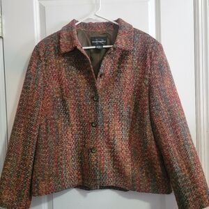 Requirements Multicolor Tweed Women's Blazer Fall Colors